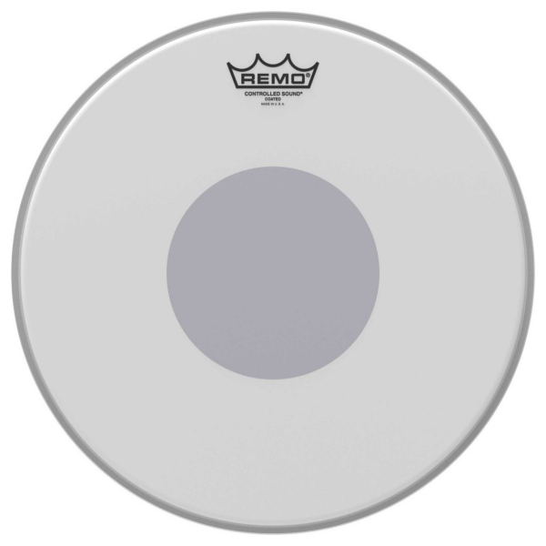 Remo Controlled Sound Coated 10 Reverse Black Dot Snare Drum Head CS-0110-10